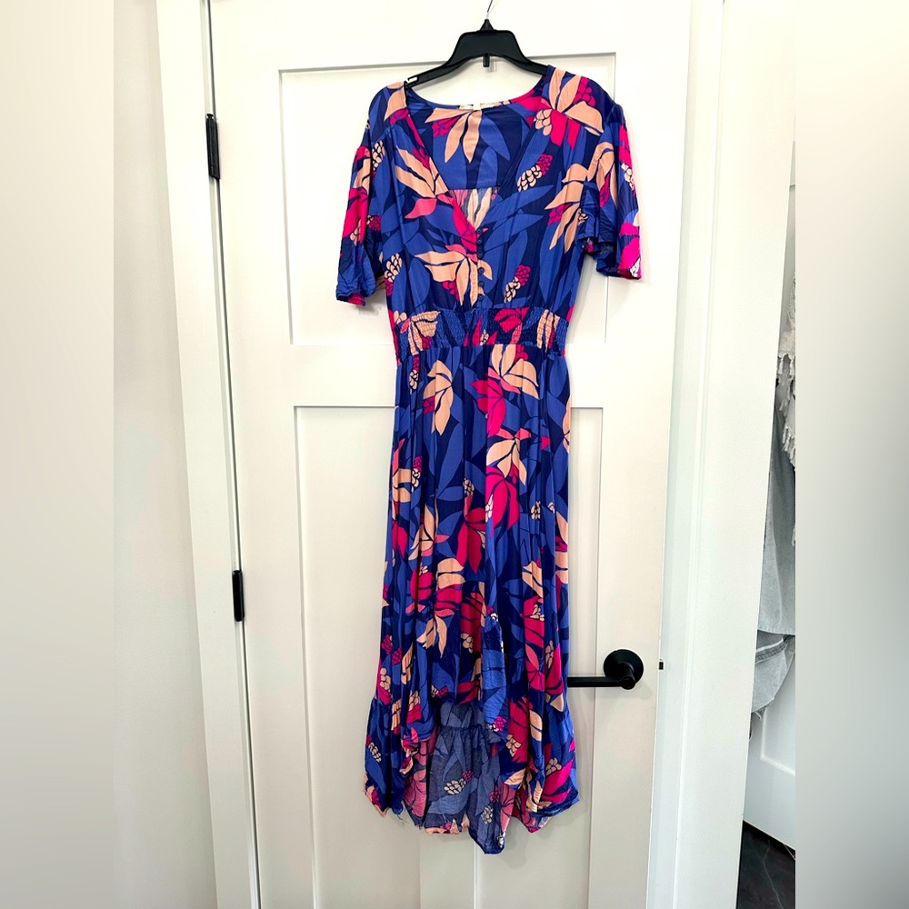 Cute floral dress for vacation